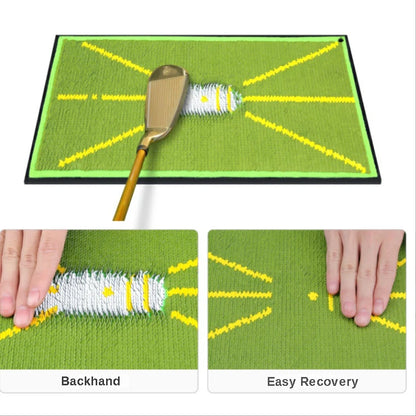 Golf Training Mat for Swing Detection Batting Ball Trace Directional Mat Swing Path Pads Swing Practice Pads DJD038