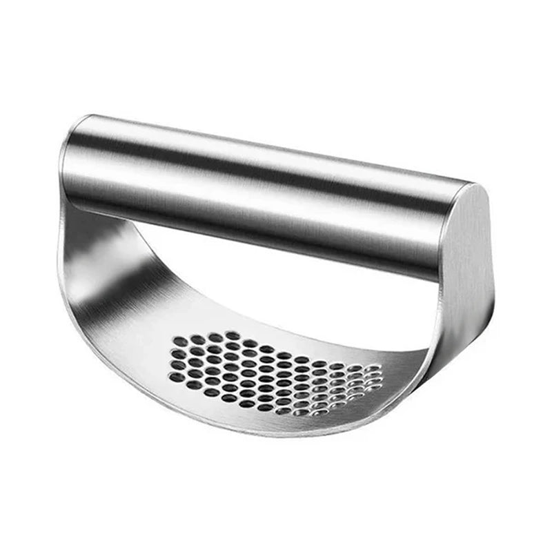 Upgraded Stainless Steel Garlic Press Squeezer Manual Garlic Ginger Rocker Crusher Garlic Cutting Mince Tools Kitchen Gadgets